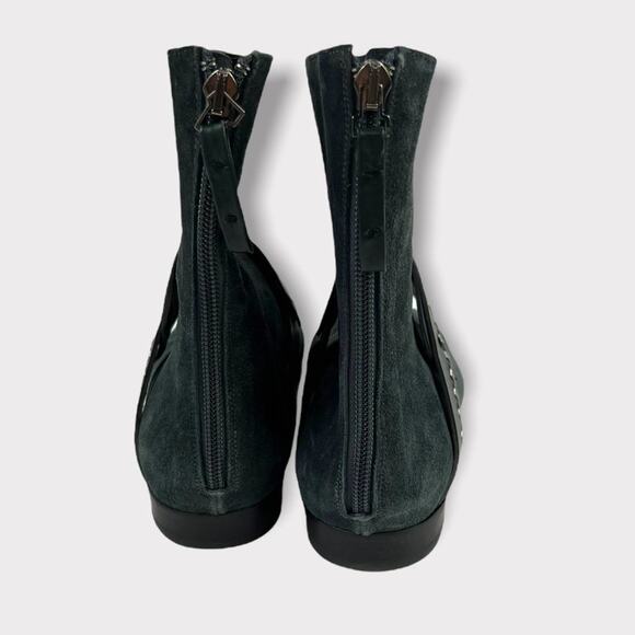 Carritz Bracelet Saddle Stitch Suede Boots Size 36 - Picture 7 of 11